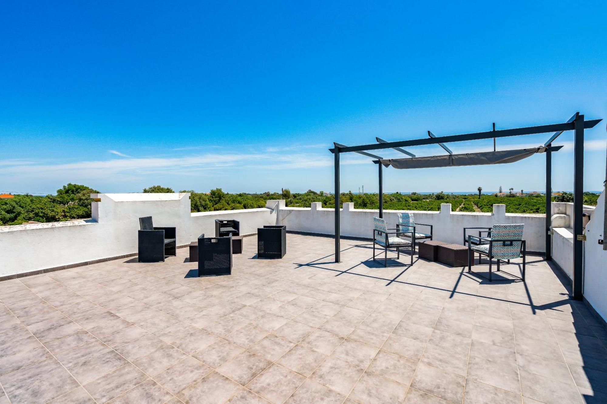 Casa D'Nossa, Casa Tradicional E Moderna, Vista 360º, Piscina De Agua Salgada Villa Luz de Tavira Exterior photo
