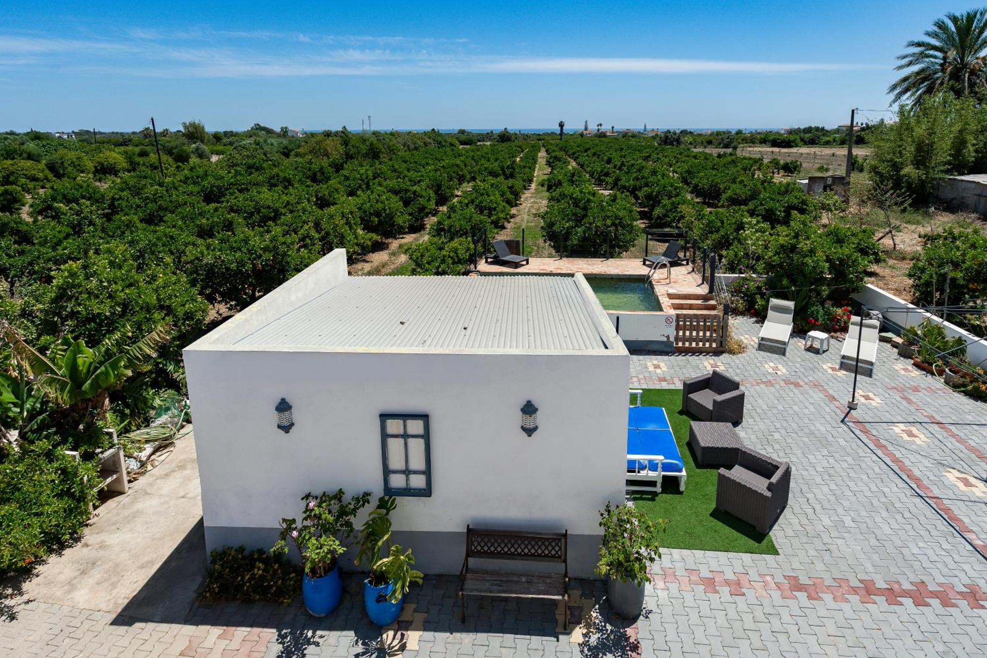Casa D'Nossa, Casa Tradicional E Moderna, Vista 360º, Piscina De Agua Salgada Villa Luz de Tavira Exterior photo